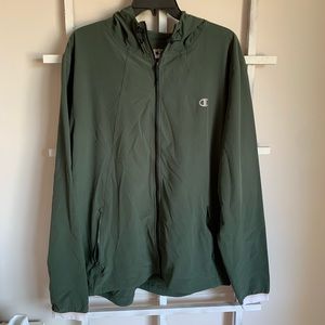 Champion lightweight performance jacket dark green